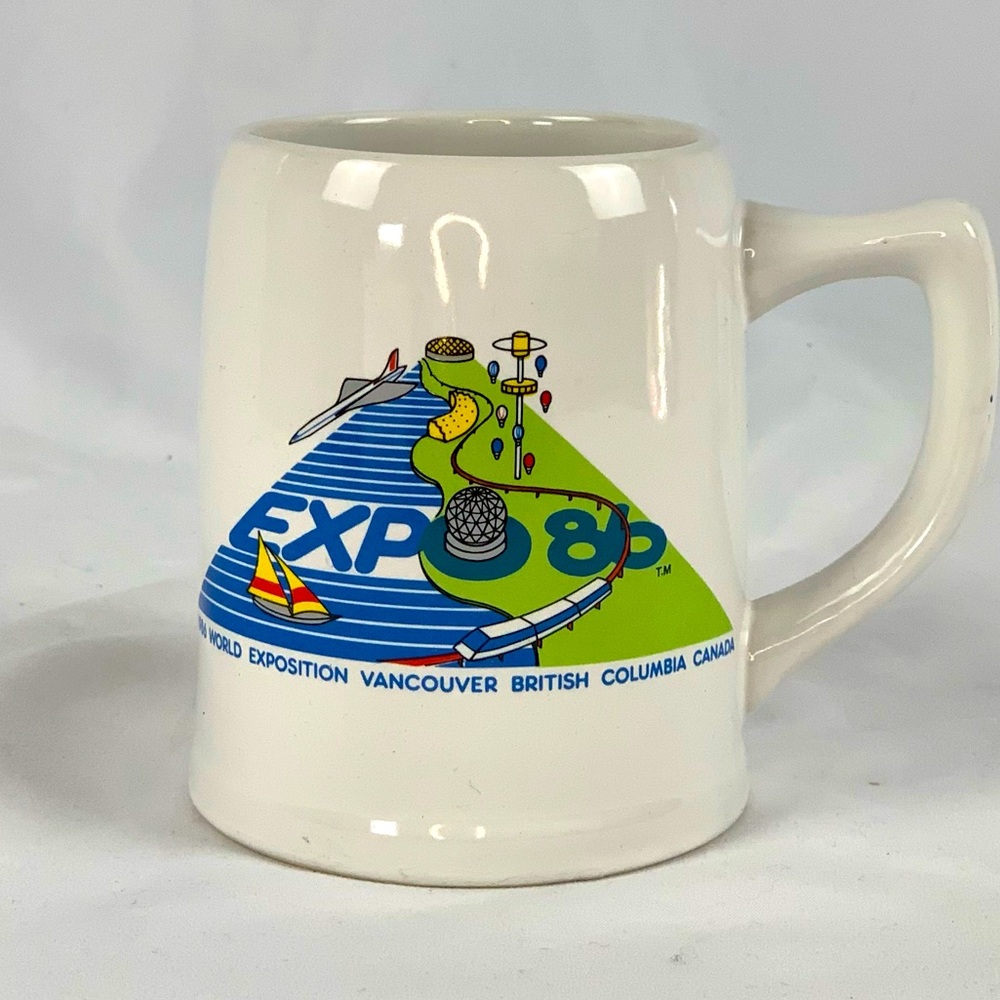 Vintage ceramic beer stein - Expo '86 - Vancouver World Exposition